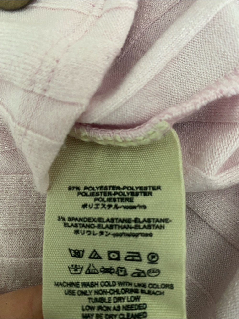 Free People Pink Ribbed Button-Front Top - Picture 7 of 7